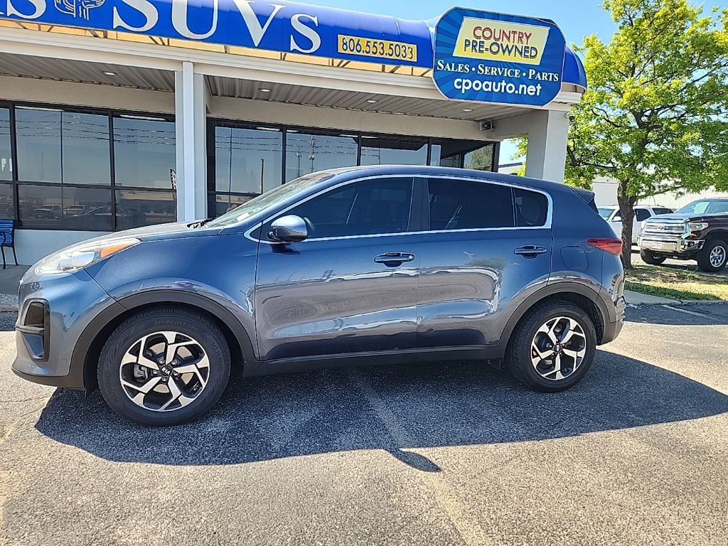 Pacific Blue 2020 Kia Sportage LX FWD SUV / Crossover Front-Wheel Drive 6-Speed Automatic Overdrive