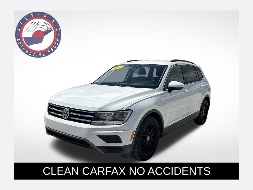 White Silver Metallic 2018 Volkswagen Tiguan SE 4Motion SUV / Crossover All-Wheel Drive 8-Speed Automatic