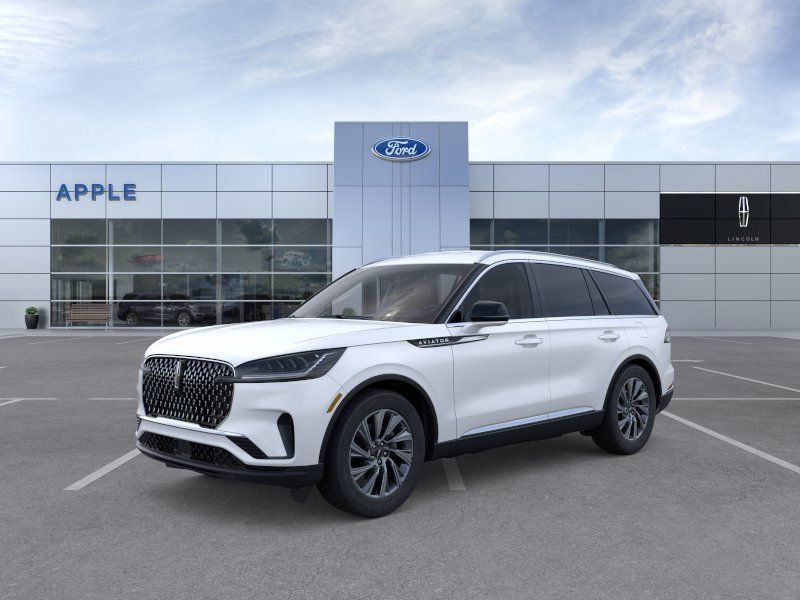 Pristine White Metallic Tri-Coat 2026 Lincoln Aviator SUV / Crossover All-Wheel Drive Automatic