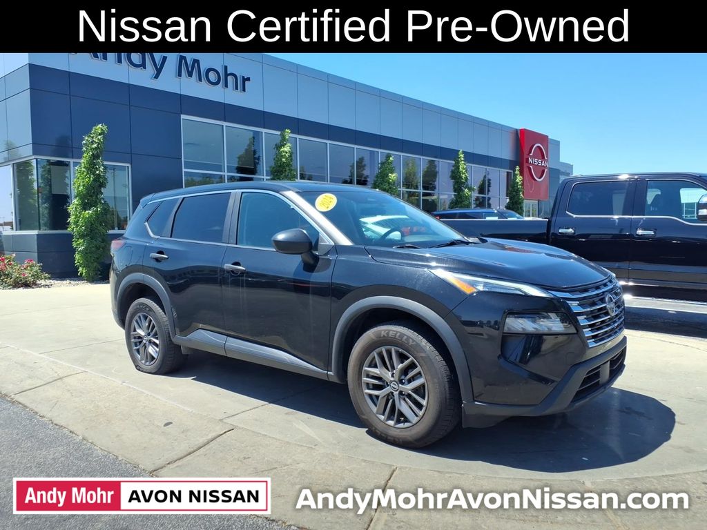 Super Black 2024 Nissan Rogue SUV / Crossover All-Wheel Drive Continuously Variable Transmission