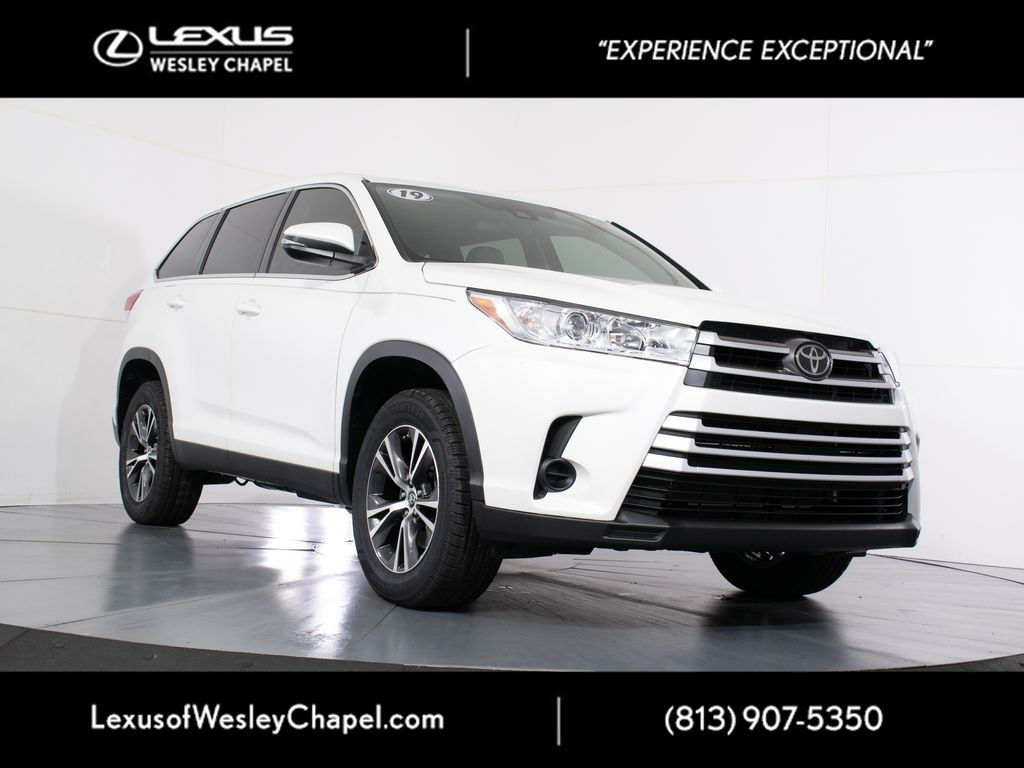 White (Blizzard Pearl) 2019 Toyota Highlander SUV / Crossover Front-Wheel Drive 6-Speed Automatic