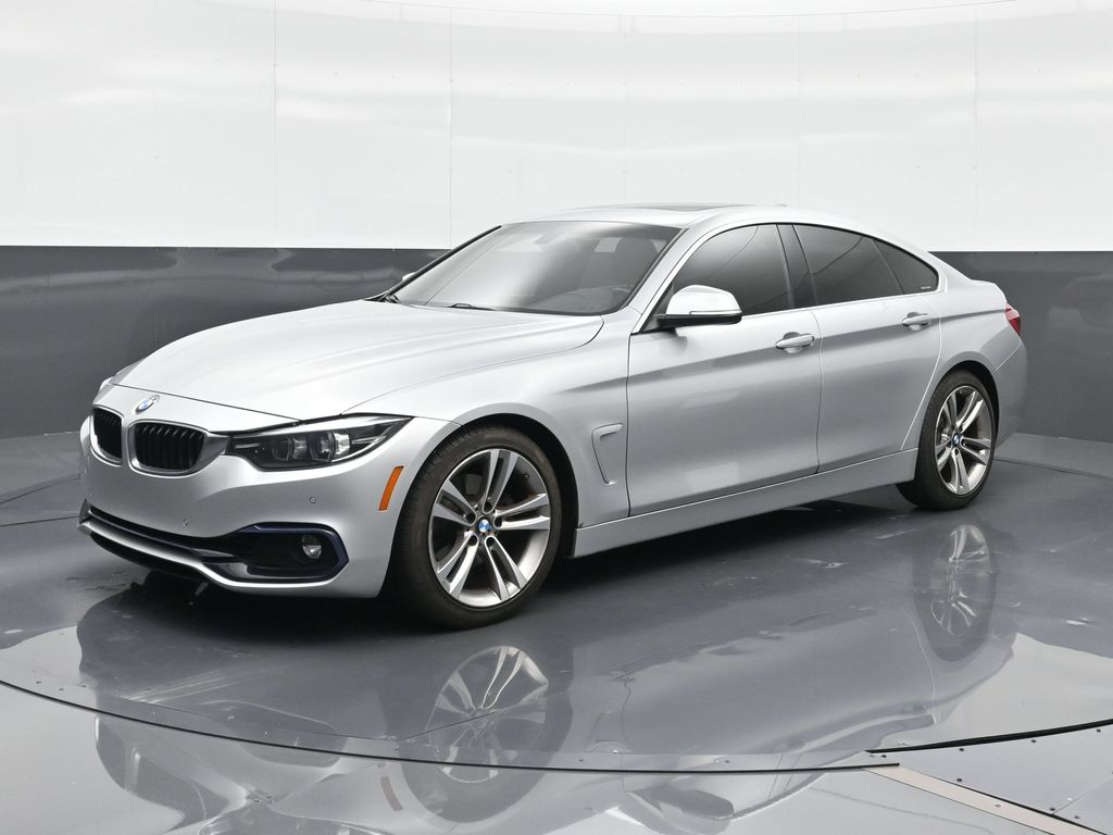 Glacier Silver Metallic 2019 BMW 4 Series Sedan Rear-Wheel Drive 8-Speed Automatic