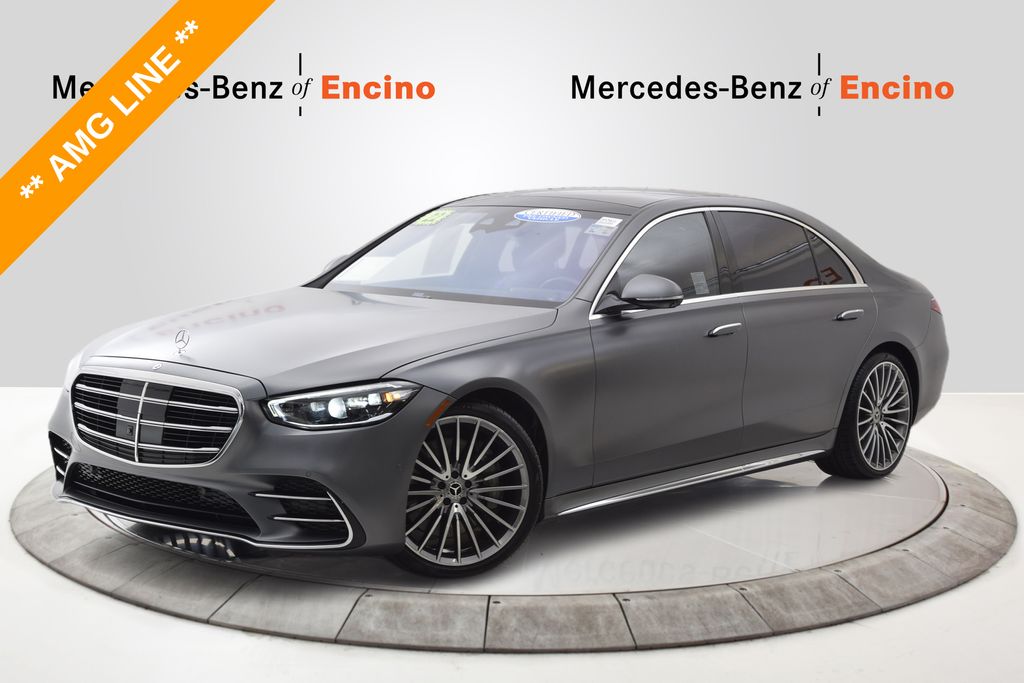 MANUFAKTUR Selenite Gray Magno 2022 Mercedes-Benz S-Class S 580 4MATIC AWD Sedan All-Wheel Drive 9-Speed Automatic