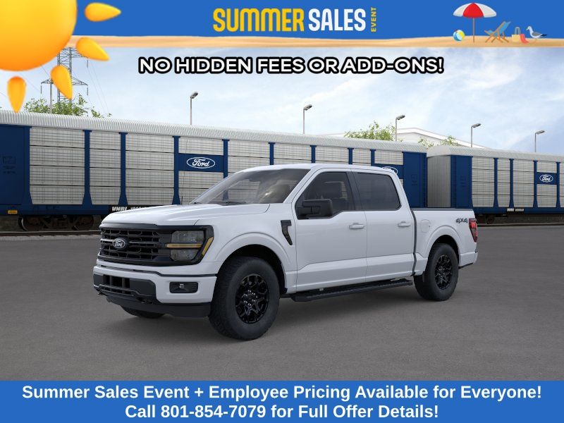 Oxford White 2026 Ford F-150 XLT SuperCrew 4WD Pickup Truck Four-Wheel Drive Automatic
