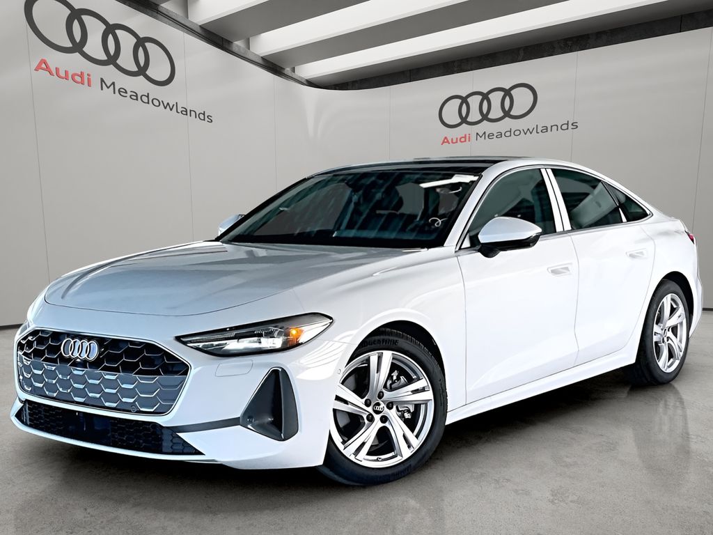 Glacier White Metallic 2026 Audi A5 Coupe 7-Speed Automatic