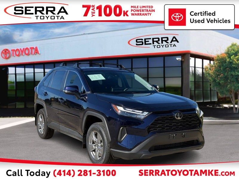 Blue 2025 Toyota RAV4 SUV / Crossover Front-Wheel Drive 8-Speed Automatic