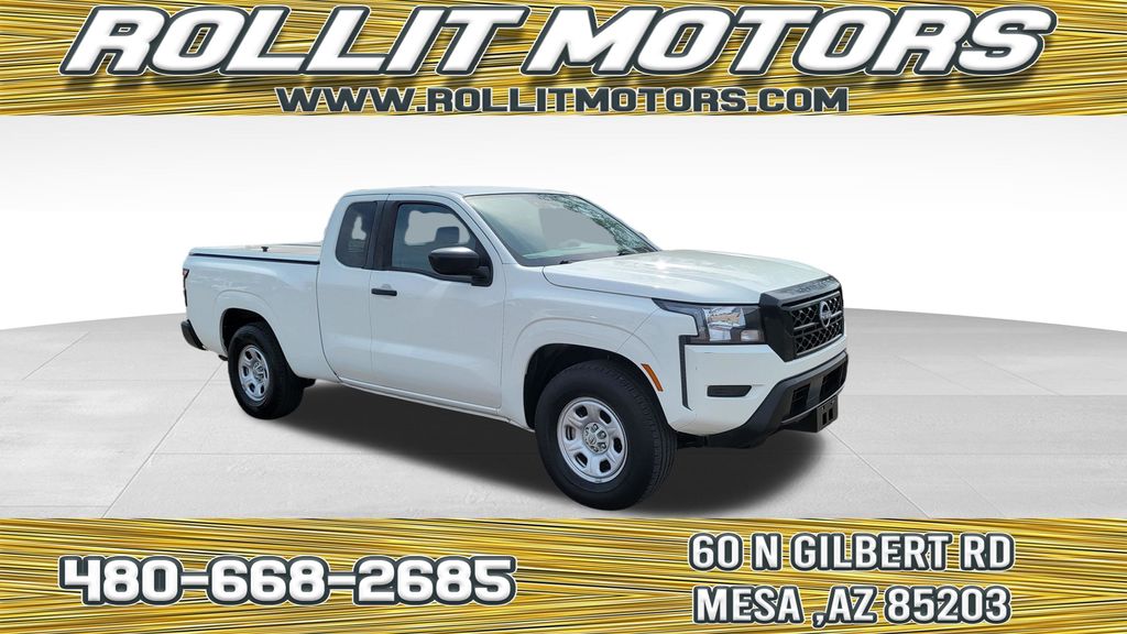 Glacier White 2024 Nissan Frontier S King Cab RWD Pickup Truck 4X2 9-Speed Automatic Overdrive