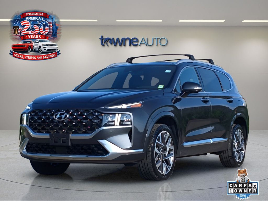 Portofino Gray 2021 Hyundai Santa Fe SUV / Crossover Automatic