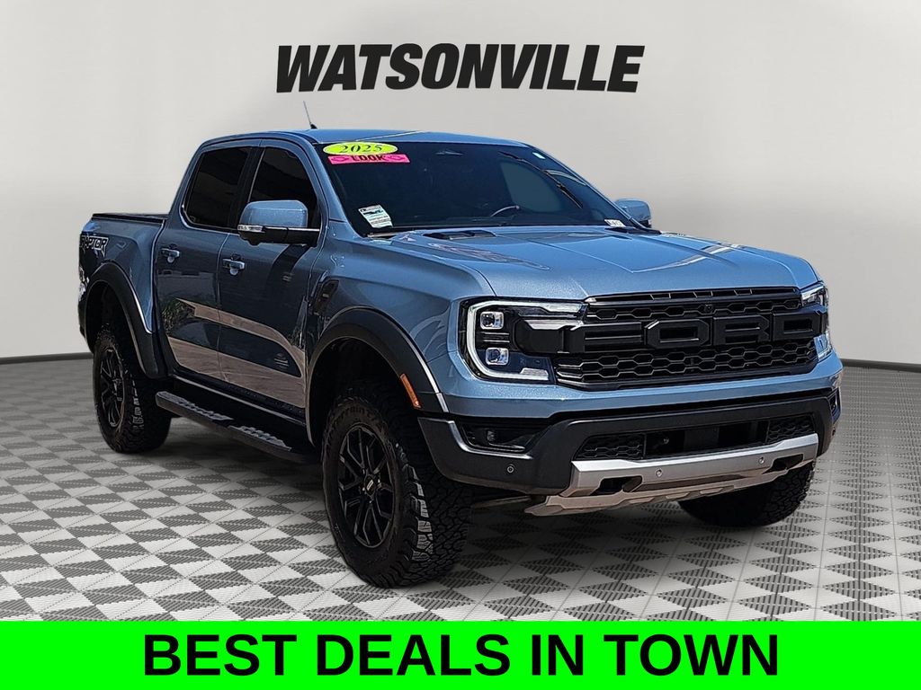 Blue (Azure Gray Metallic Tri-Coat) 2025 Ford Ranger Pickup Truck Four-Wheel Drive Automatic