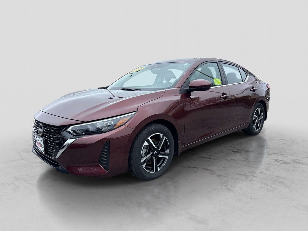 Rosewood Metallic 2024 Nissan Sentra SV FWD Sedan Front-Wheel Drive Continuously Variable Transmission