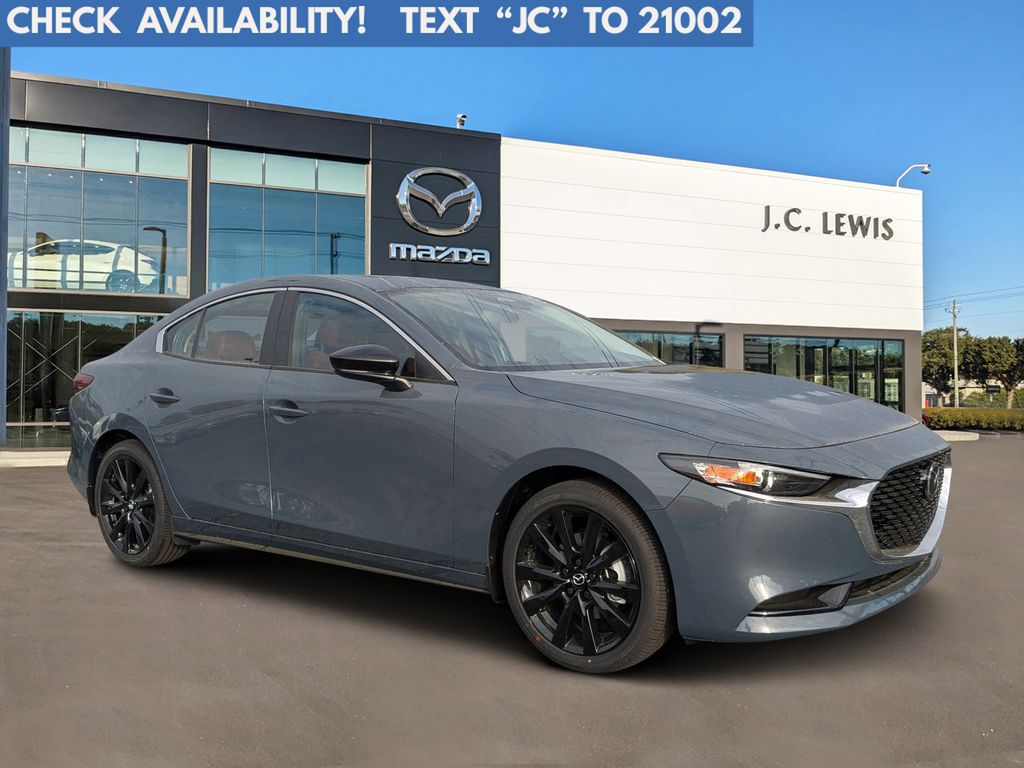 Polymetal Gray Metallic 2026 Mazda MAZDA3 2.5 S Carbon Edition Sedan AWD Sedan All-Wheel Drive 6-Speed Automatic