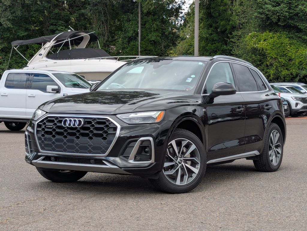 Mythos Black Metallic 2023 Audi Q5 quattro Premium S Line 45 TFSI SUV / Crossover All-Wheel Drive 7-Speed Automatic