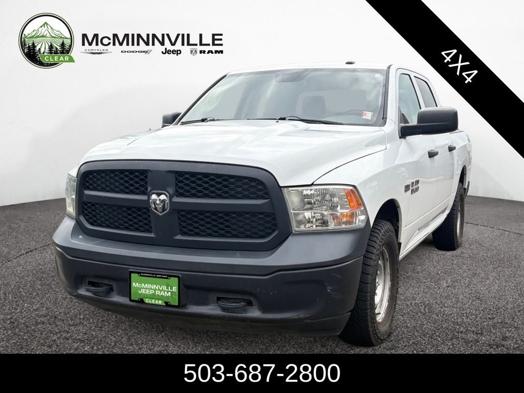 Bright White Clearcoat 2014 RAM 1500 Pickup Truck Four-Wheel Drive 8-Speed Automatic