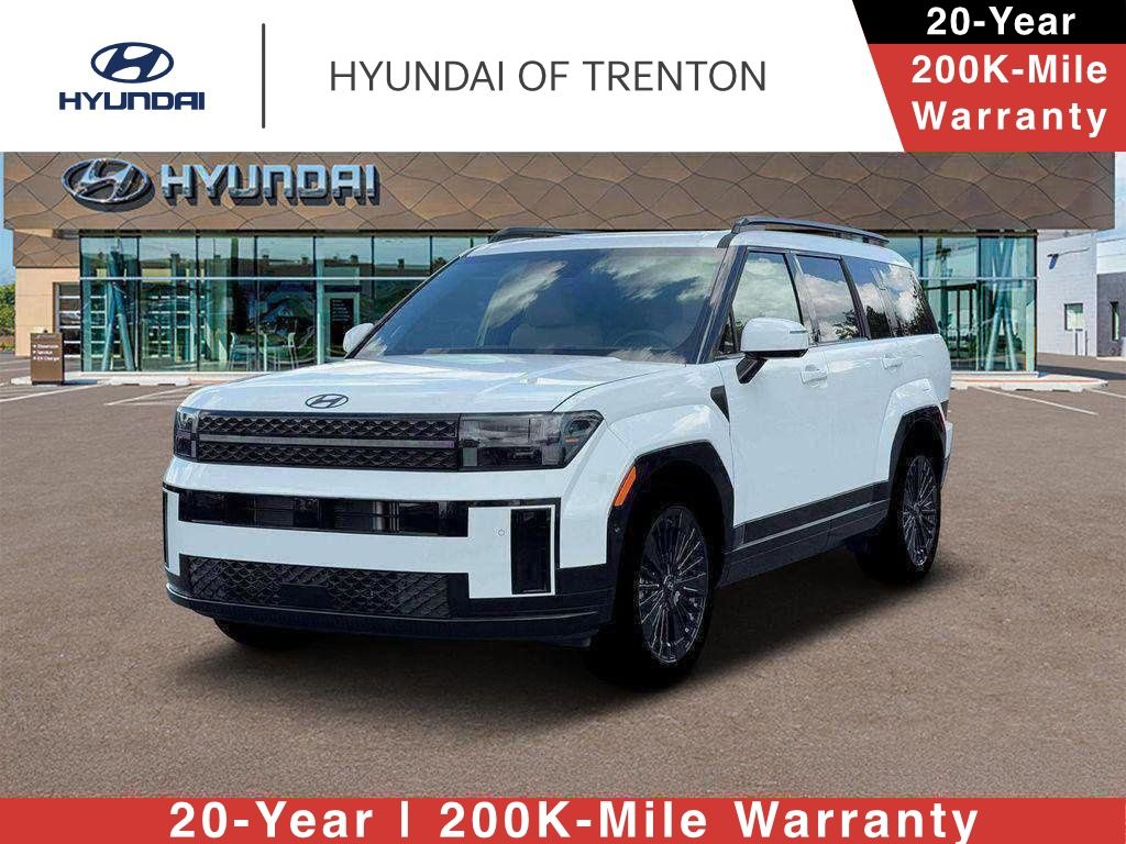 Serenity White 2026 Hyundai Santa Fe Hybrid SUV / Crossover All-Wheel Drive 6-Speed Automatic