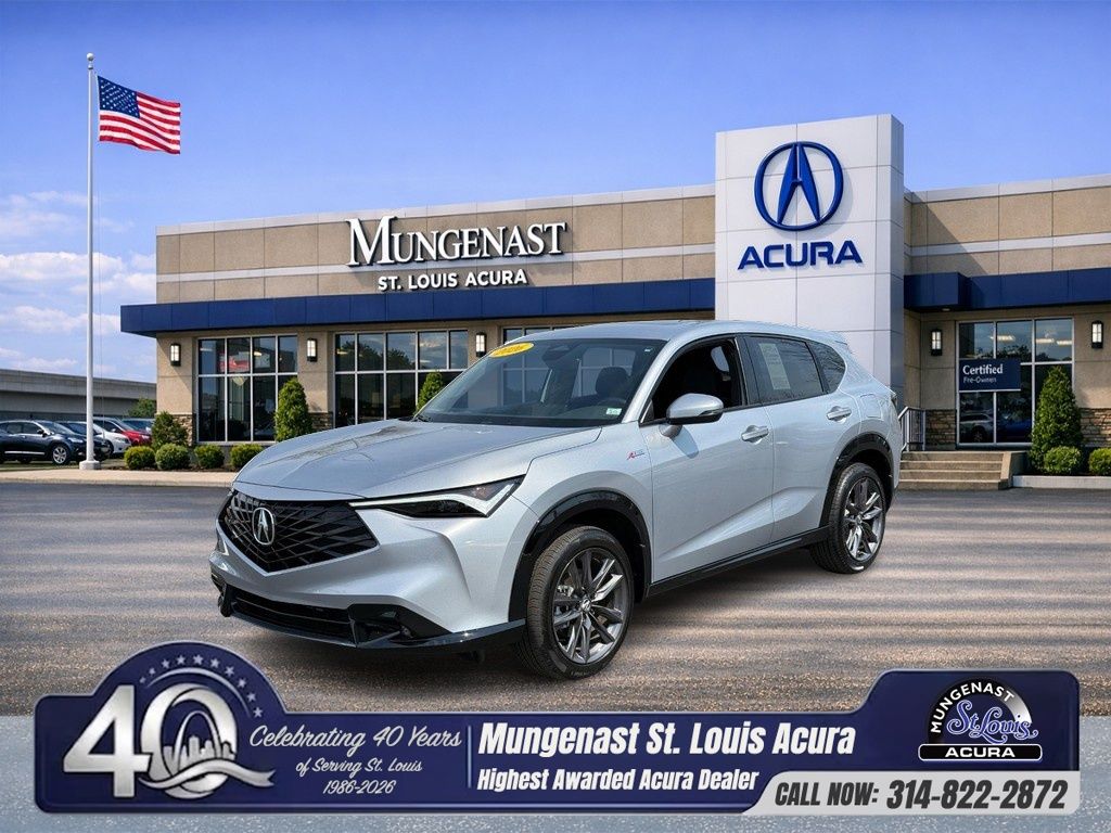 Solar Silver Metallic 2025 Acura ADX SH-AWD with A-SPEC Package SUV / Crossover All-Wheel Drive Continuously Variable Transmission