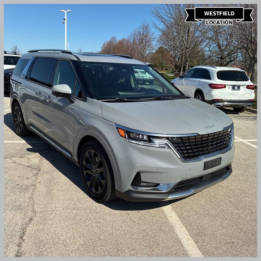Ceramic Silver 2022 Kia Carnival SX Prestige FWD Minivan Front-Wheel Drive 8-Speed Automatic