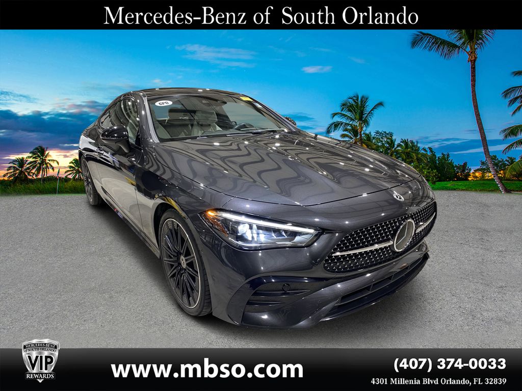 Graphite Gray Metallic 2024 Mercedes-Benz CLE Coupe All-Wheel Drive 9-Speed Automatic