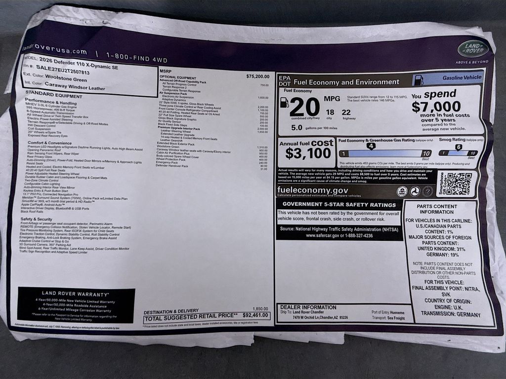 Thumbnail: 2026 Land Rover Defender - 9