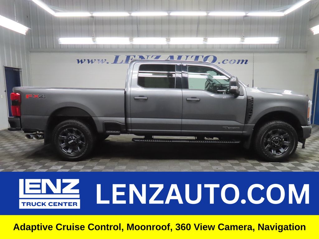 Carbonized Gray Metallic 2023 Ford F-250 Super Duty Lariat Crew Cab 4WD Pickup Truck Four-Wheel Drive Automatic