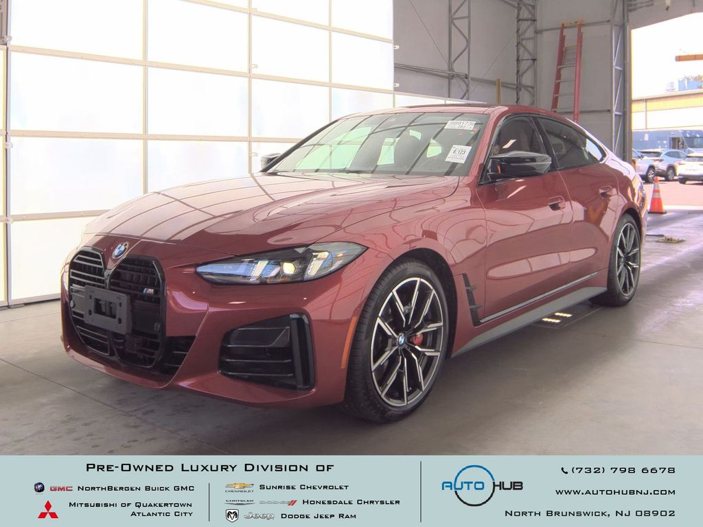 Vegas Red Metallic 2025 BMW 4 Series M440i Gran Coupe xDrive Coupe All-Wheel Drive 8-Speed Automatic
