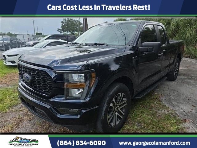 Antimatter Blue Metallic 2023 Ford F-150 Pickup Truck 4X2 Automatic