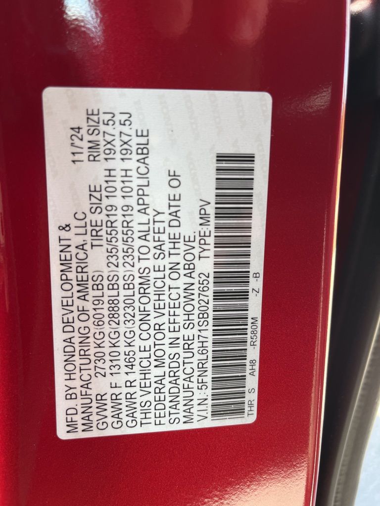 2025 Honda Odyssey Sport 5