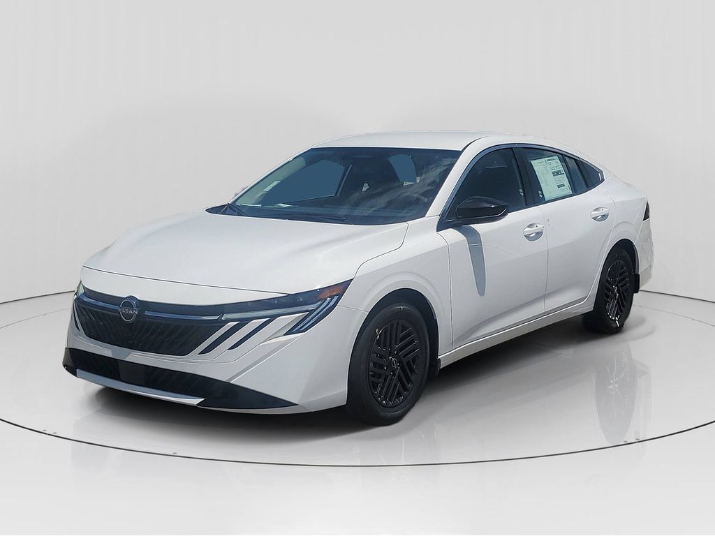 White (Fresh Powder) 2026 Nissan Sentra Sedan Front-Wheel Drive Continuously Variable Transmission