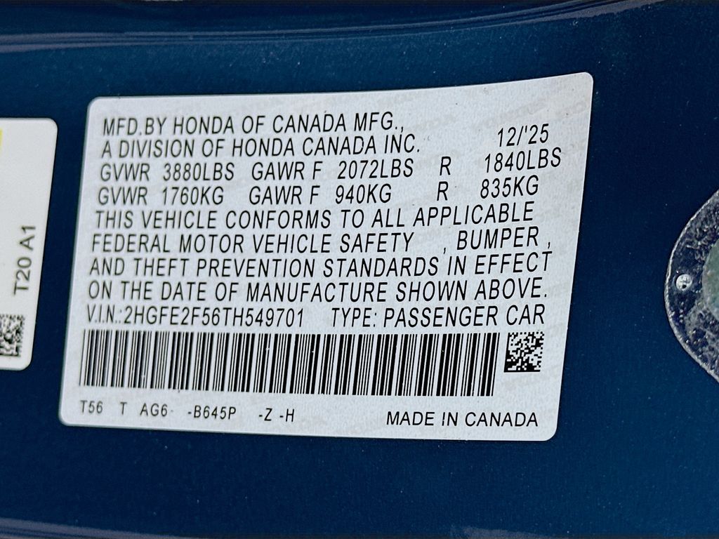 Thumbnail: 2026 Honda Civic - 22