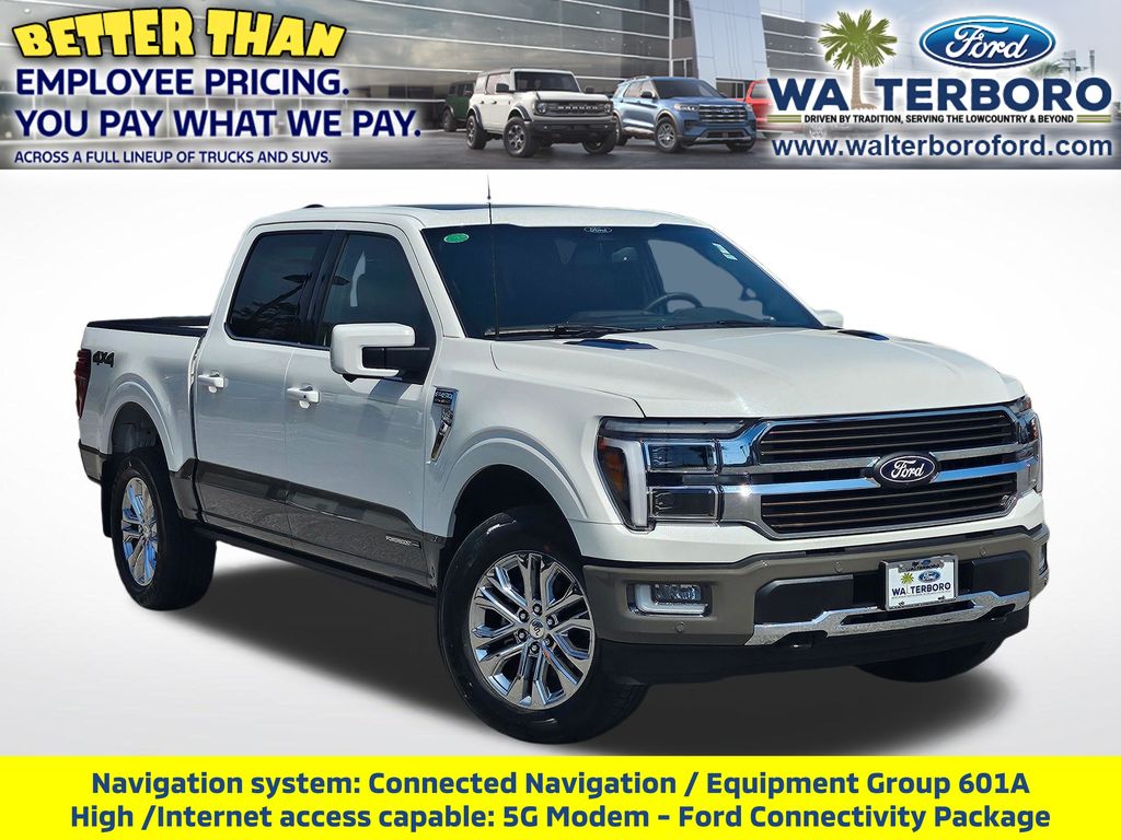 2026 Ford F-150 King Ranch White at Walterboro Ford