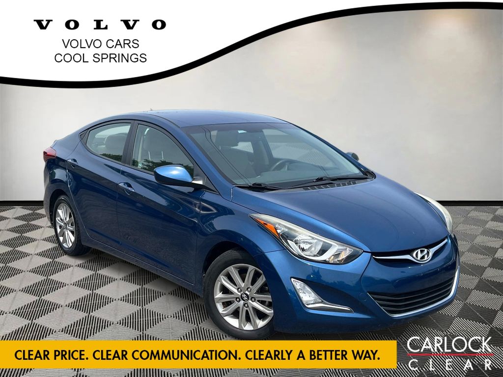 Windy Sea Blue 2016 Hyundai Elantra SE FWD Sedan Front-Wheel Drive 6-Speed Automatic