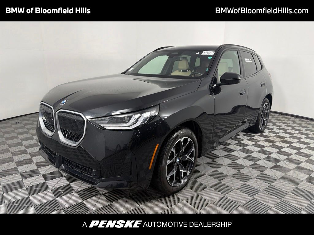 Black Sapphire Metallic 2025 BMW X3 SUV / Crossover All-Wheel Drive 8-Speed Automatic