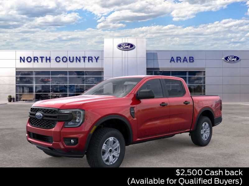 Ruby Red Metallic Tinted Clearcoat 2026 Ford Ranger Pickup Truck Four-Wheel Drive Automatic