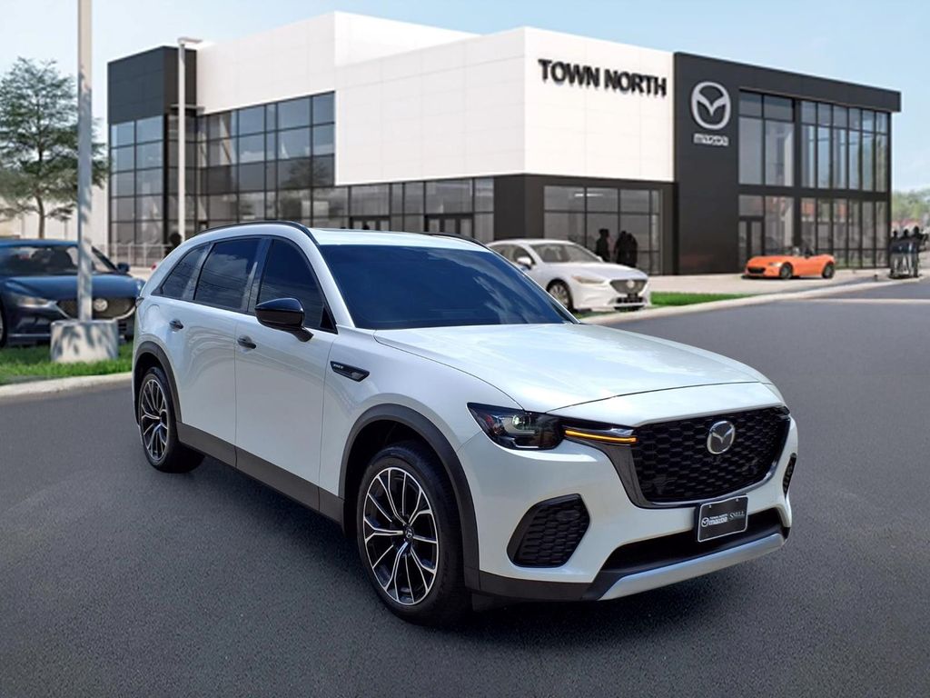 White 2025 Mazda CX-70 PHEV Premium Plus AWD SUV / Crossover All-Wheel Drive 8-Speed Automatic