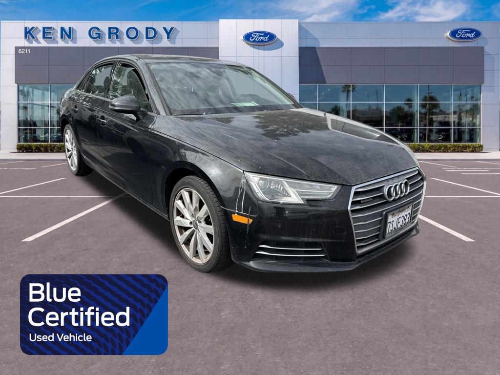 Mythos Black Metallic 2017 Audi A4 Sedan All-Wheel Drive 7-Speed Automatic