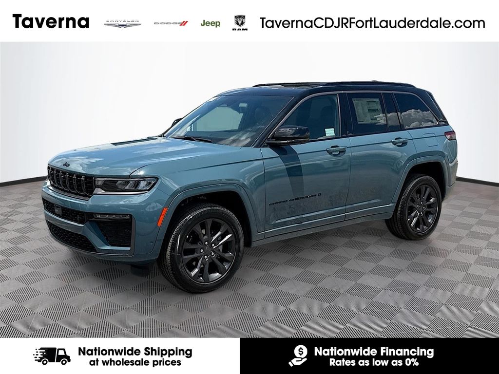 Gray (Steel Blue) 2026 Jeep Grand Cherokee SUV / Crossover Four-Wheel Drive 8-Speed Automatic