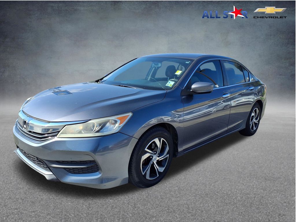 Gray (Modern Steel Metallic) 2017 Honda Accord Sedan Front-Wheel Drive Continuously Variable Transmission