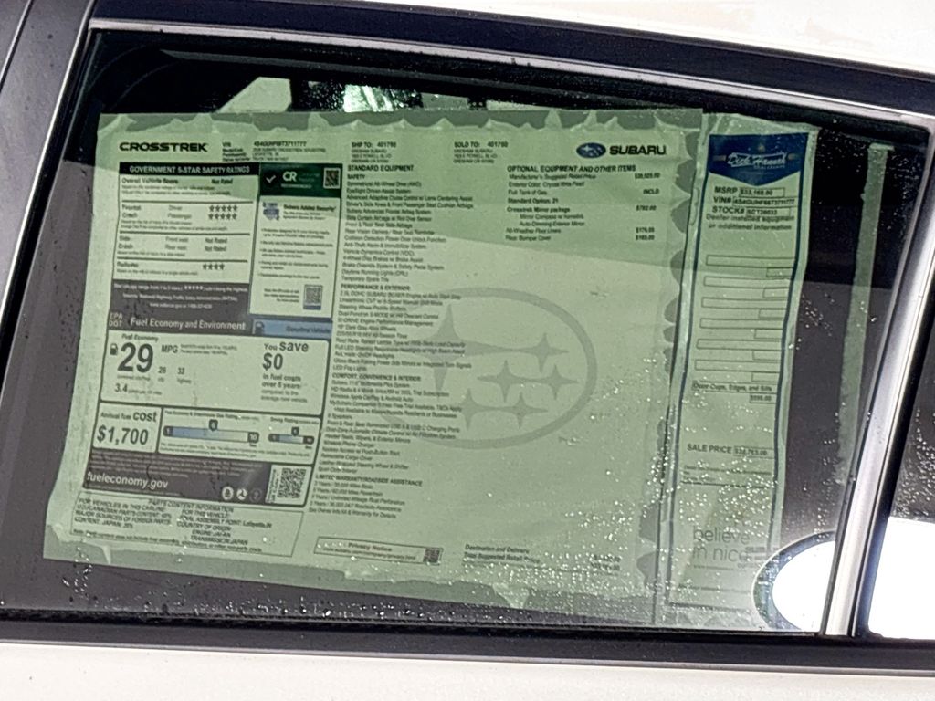 2026 Subaru Crosstrek Sport