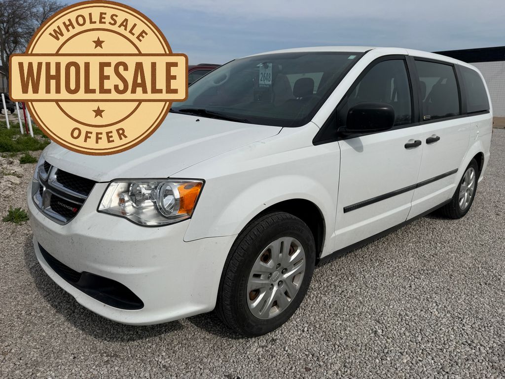 Bright White Clearcoat 2016 Dodge Grand Caravan American Value Package FWD Minivan Front-Wheel Drive 6-Speed Automatic