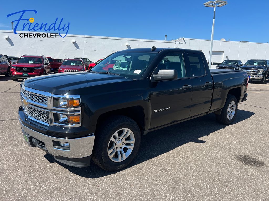 Black 2014 Chevrolet Silverado 1500 Pickup Truck Four-Wheel Drive 6-Speed Automatic Overdrive