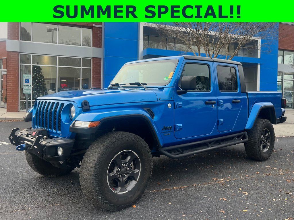 Hydro Blue Pearlcoat 2021 Jeep Gladiator Sport Crew Cab 4WD Pickup Truck Four-Wheel Drive 8-Speed Automatic