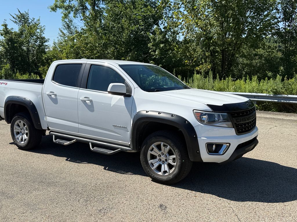 Summit White 2019 Chevrolet Colorado Pickup Truck Four-Wheel Drive 8-Speed Automatic
