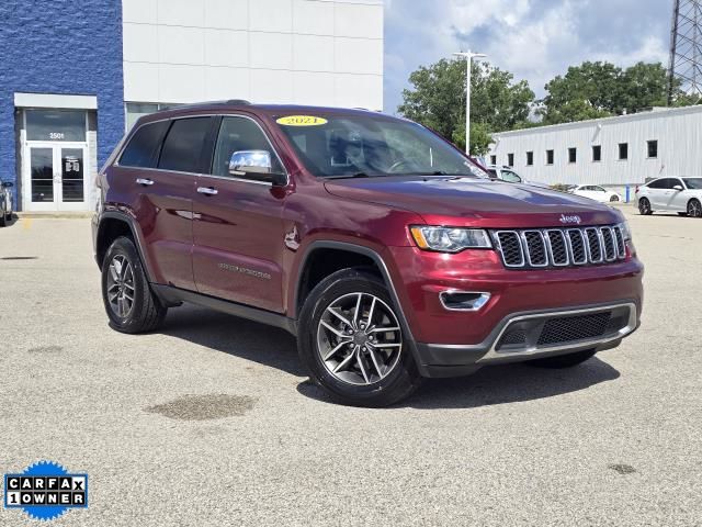 Velvet Red Pearlcoat 2021 Jeep Grand Cherokee SUV / Crossover Four-Wheel Drive 8-Speed Automatic