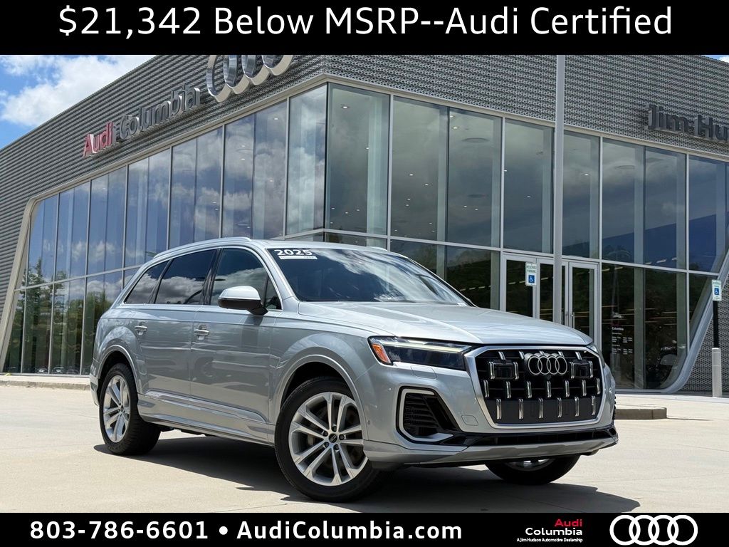 Satellite Silver Metallic 2025 Audi Q7 SUV / Crossover All-Wheel Drive 8-Speed Automatic