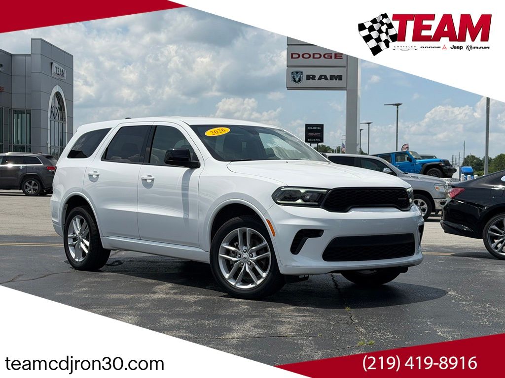 White Knuckle Clearcoat 2026 Dodge Durango SUV / Crossover All-Wheel Drive 8-Speed Automatic