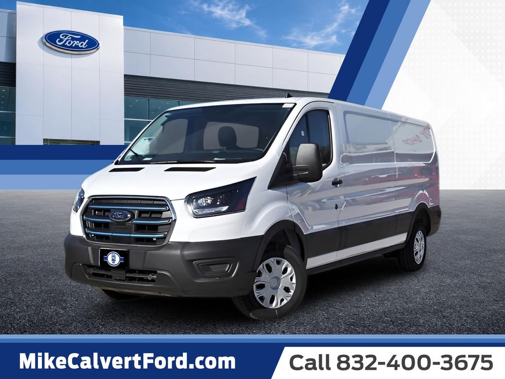 Oxford White 2025 Ford E-Transit Van Rear-Wheel Drive Automatic