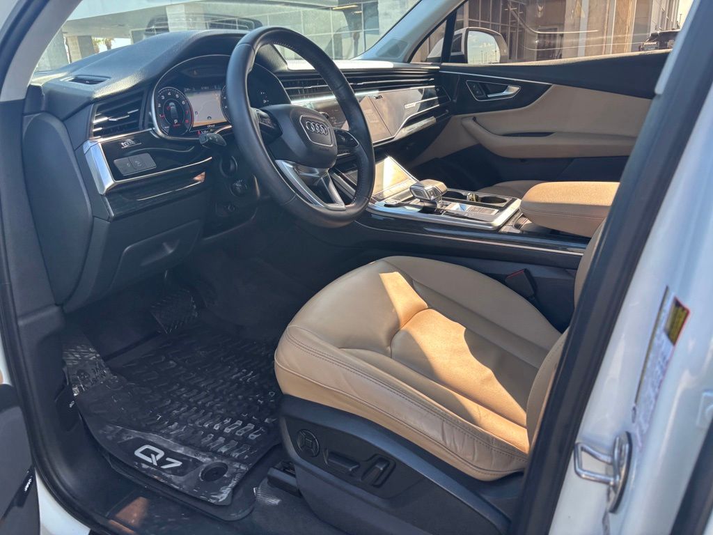2020 Audi Q7 55 Premium Plus White at Westside Lexus