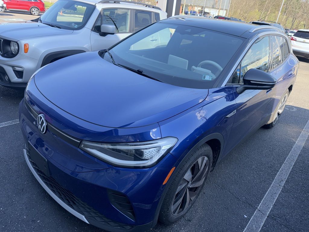 Blue Metallic 2021 Volkswagen ID.4 1st Edition RWD SUV / Crossover Rear-Wheel Drive Automatic