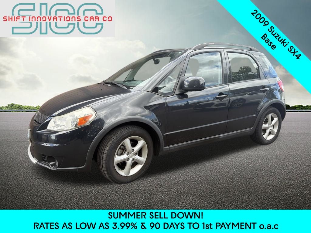 Blue 2009 Suzuki SX4 SUV / Crossover All-Wheel Drive 4-Speed Automatic