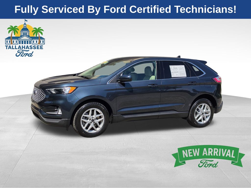 Blue Metallic 2024 Ford Edge SEL AWD SUV / Crossover All-Wheel Drive 8-Speed Automatic