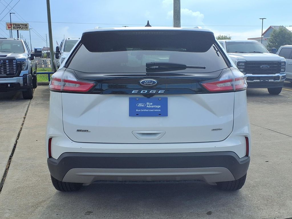 2024 Ford Edge SEL White at North Houston Mitsubishi